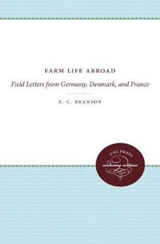 Cover image for Farm Life Abroad: Field Letters from Germany, Denmark, and France