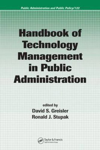 Cover image for Handbook of Technology Management in Public Administration