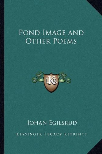 Cover image for Pond Image and Other Poems