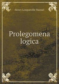 Cover image for Prolegomena logica