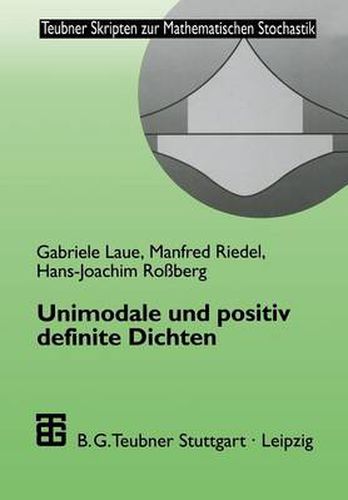 Cover image for Unimodale und positiv definite Dichten