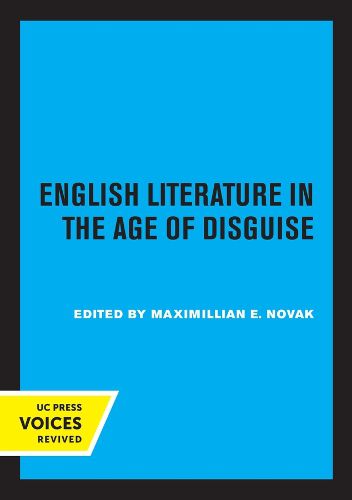 Cover image for English Literature in the Age of Disguise