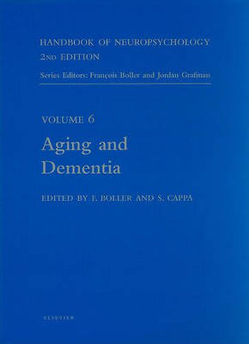 Cover image for Handbook of Neuropsychology, 2nd Edition: Aging and Dementia