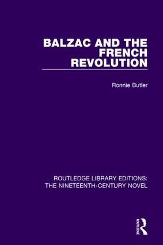 Cover image for Balzac and the French Revolution