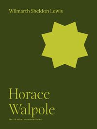 Cover image for Horace Walpole