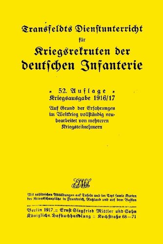 Cover image for Transfeldt's Infantry Service Instruction