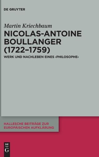 Cover image for Nicolas-Antoine Boullanger (1722-1759)