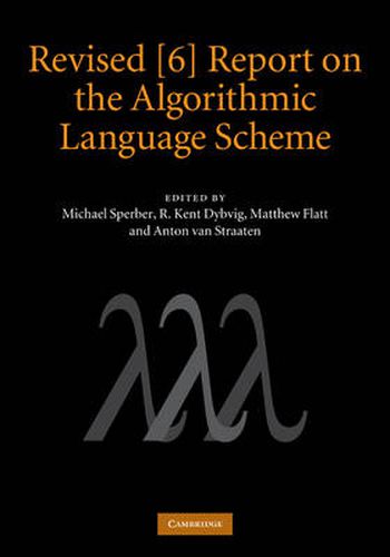 Cover image for Revised [6] Report on the Algorithmic Language Scheme