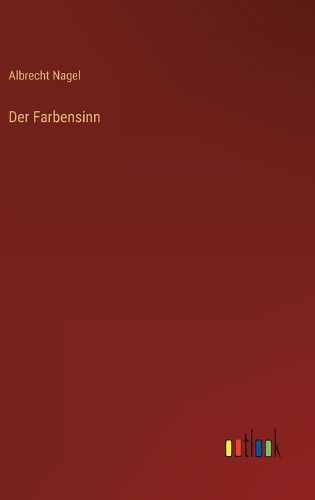 Cover image for Der Farbensinn