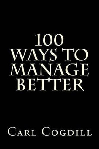 Cover image for 100 Ways to Manage Better