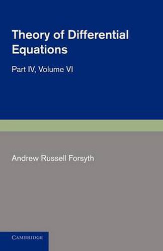 Cover image for Theory of Differential Equations: Partial Differential Equations