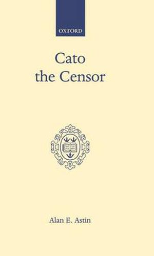 Cover image for Cato the Censor