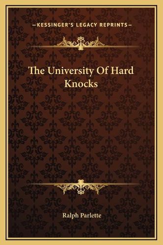 Cover image for The University of Hard Knocks