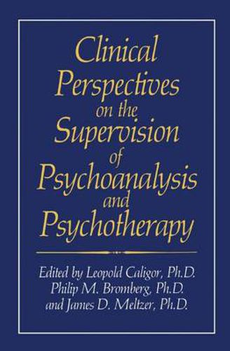 Cover image for Clinical Perspectives on the Supervision of Psychoanalysis and Psychotherapy