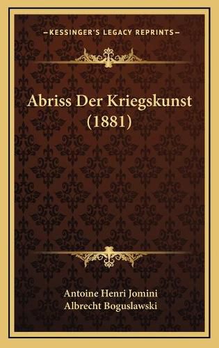 Abriss Der Kriegskunst (1881)