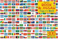 Cover image for Usborne Book and Jigsaw Flags of the World