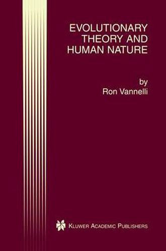 Cover image for Evolutionary Theory and Human Nature