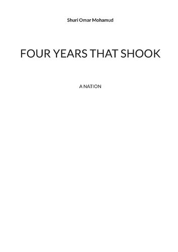 Cover image for Four years that shook