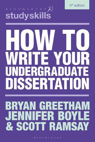 Cover image for How to Write Your Undergraduate Dissertation