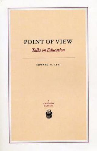 Cover image for Point of View: Talks on Education