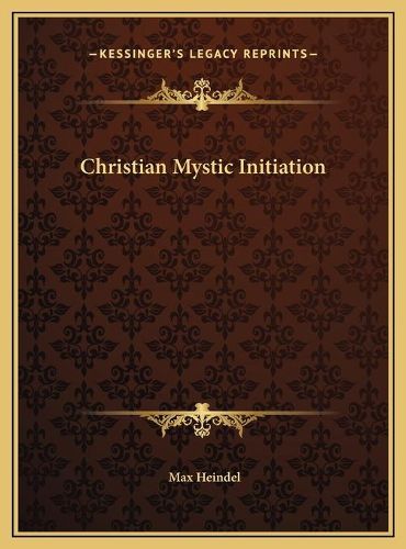 Cover image for Christian Mystic Initiation