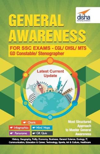 Cover image for General Awareness for Ssc Exams Cgl Chsl Mts Gd Constable Stenographer