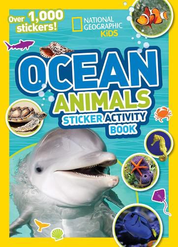 Cover image for Ocean Animals Sticker Activity Book: Over 1,000 Stickers!