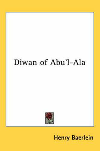 Diwan of Abu'l-ALA