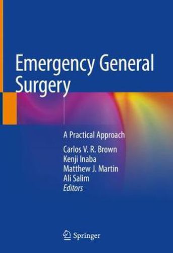 Cover image for Emergency General Surgery: A Practical Approach