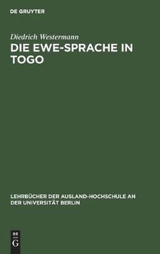 Cover image for Die Ewe-Sprache in Togo: Eine Praktische Einfuhrung