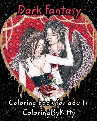 Cover image for ColoringByKitty: Dark Fantasy