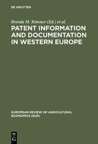 Cover image for Patent information and documentation in Western Europe: An inventory of services available to the public