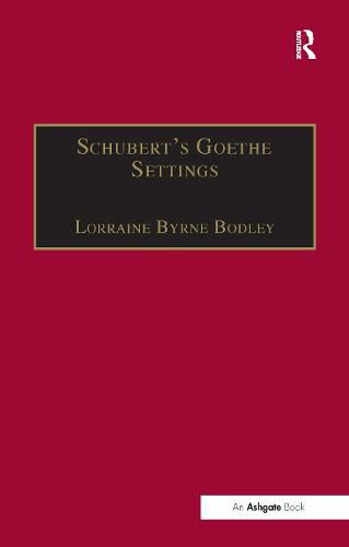 Cover image for Schubert's Goethe Settings