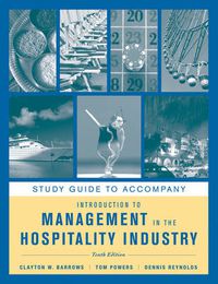 Cover image for Introduction to Management in the Hospitality Industry: Study Guide
