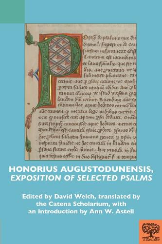 Cover image for Honorius Augustodunensis, "Exposition of Selected Psalms"