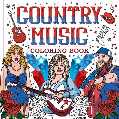 Cover image for Country Music Coloring Book