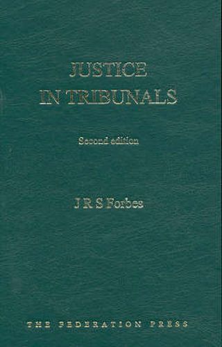 Cover image for Justice in Tribunals