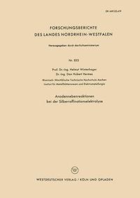 Cover image for Anodennebenreaktionen Bei Der Silberraffinationselektrolyse