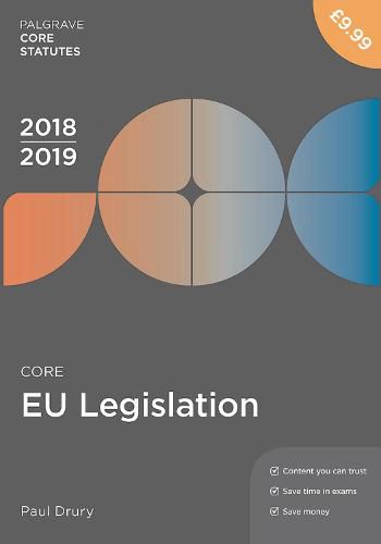 Cover image for Core EU Legislation 2018-19