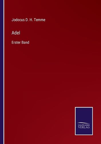 Cover image for Adel: Erster Band