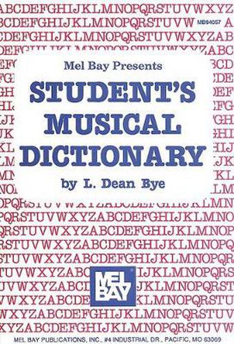 Cover image for Student's Musical Dictionary