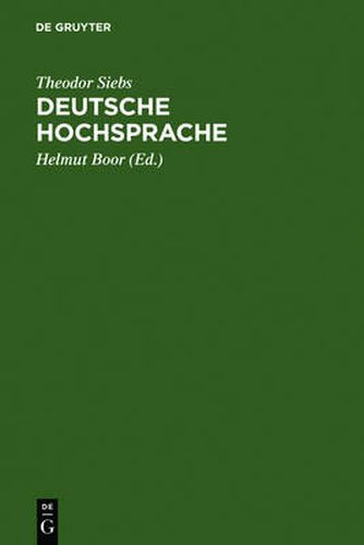 Deutsche Hochsprache: Buhnenaussprache