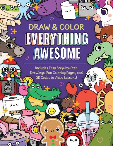 Cover image for Draw and Color Everything Awesome