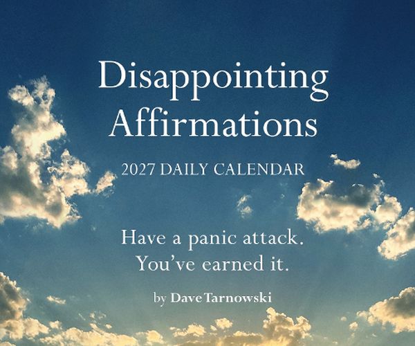 Cover image for Disappointing Affirmations 2027 Daily Calendar