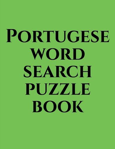 Cover image for Portugese word search puzzle book