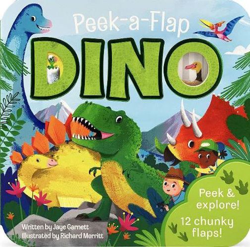 Cover image for Dinosaur Peek a Flap Children's Board Book