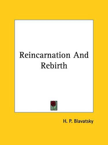 Cover image for Reincarnation and Rebirth