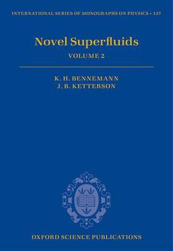 Cover image for Novel Superfluids: Volume 2