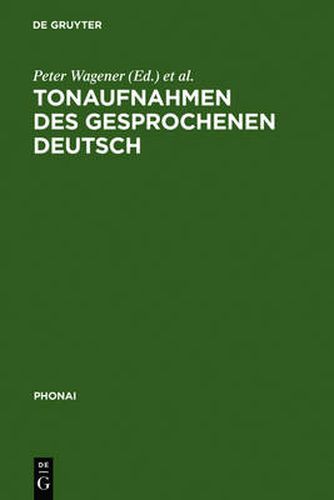 Cover image for Tonaufnahmen des gesprochenen Deutsch