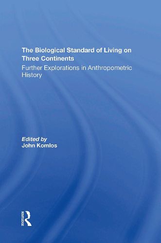 Cover image for The Biological Standard Of Living On Three Continents